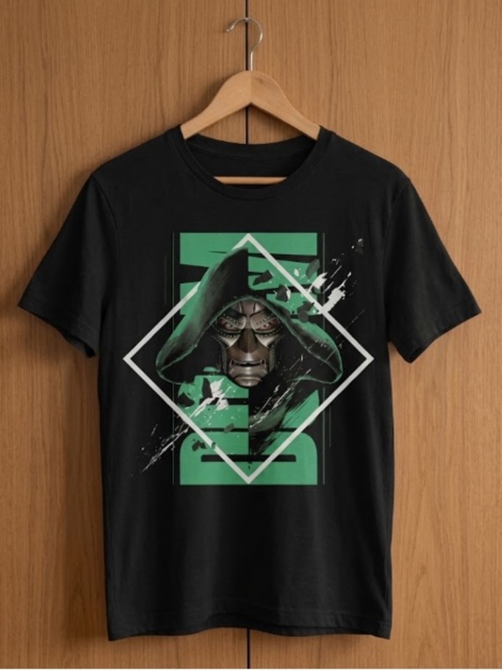 Avengers: Doomsday Doctor Doom Black Graphic T-Shirt